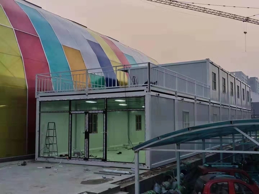20 40FT Low Cost Litht Steel Luxury Prefab Container House for Office