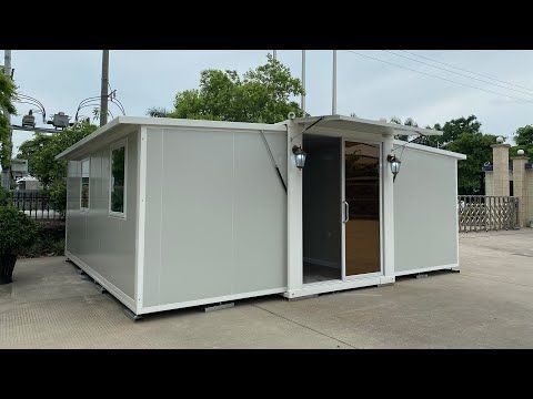 20 Foot Modular  Safe and Low Carbon Chinese Made Mobile Scalable and ultra Cheap Prefabricated Container Houses