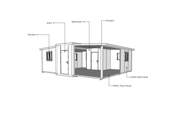 Luxury Portable China Cheap Prefab Houses Custom Mobile Homes Expandable Houses
