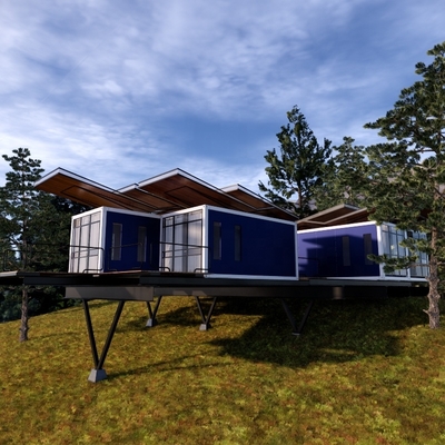 Dependable Latvia Steel Structure Portable Prefab+Houses for Multipurpose