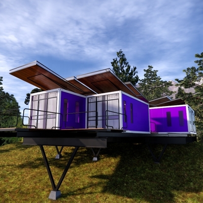 Dependable Latvia Steel Structure Portable Prefab+Houses for Multipurpose