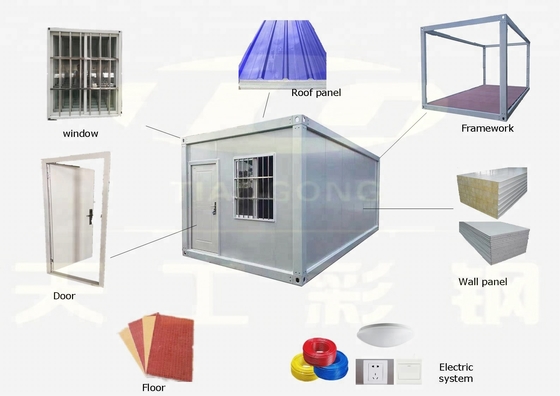 20ft 40ft Prefabricated Combined Container House Modular Office