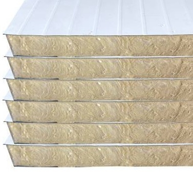 Most Popular Ireland Firm Green Insul Rock Wool Wall Panel for Warehouse