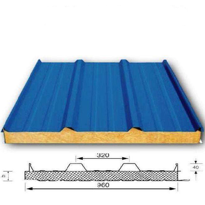 New Lowes Metal Roofing Cost Insulated Pu/eps/rock Wall Panels Sandwich Panels