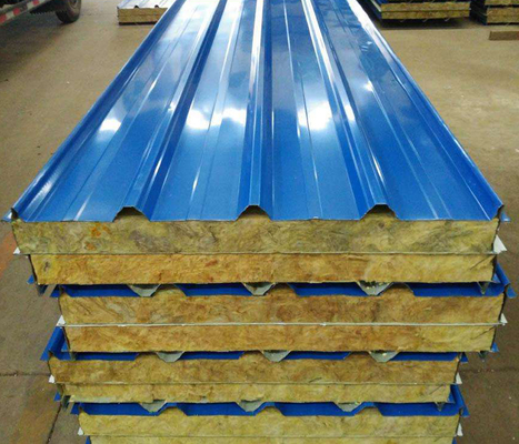 New Lowes Metal Roofing Cost Insulated Pu/eps/rock Wall Panels Sandwich Panels