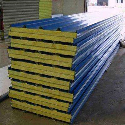 Color Steel Insulated EPS/Rock Wool Roof Sandwich Panels Price
