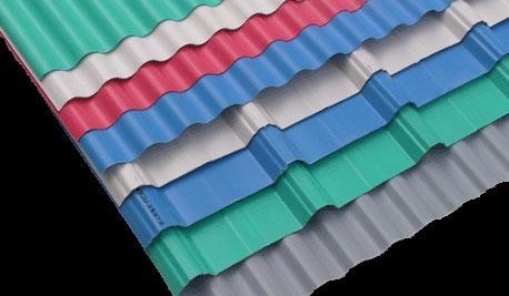 Corrugated Roofing Sheet Roofing Tiles Top Quality Fire Resistant High Strength Color Coated Steel Plain Roof Tiles Light Weight