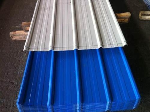 Corrugated Roofing Sheet Roofing Tiles Top Quality Fire Resistant High Strength Color Coated Steel Plain Roof Tiles Light Weight
